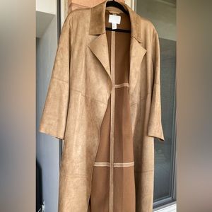 H&M Suede Trench Coat (NWOT)